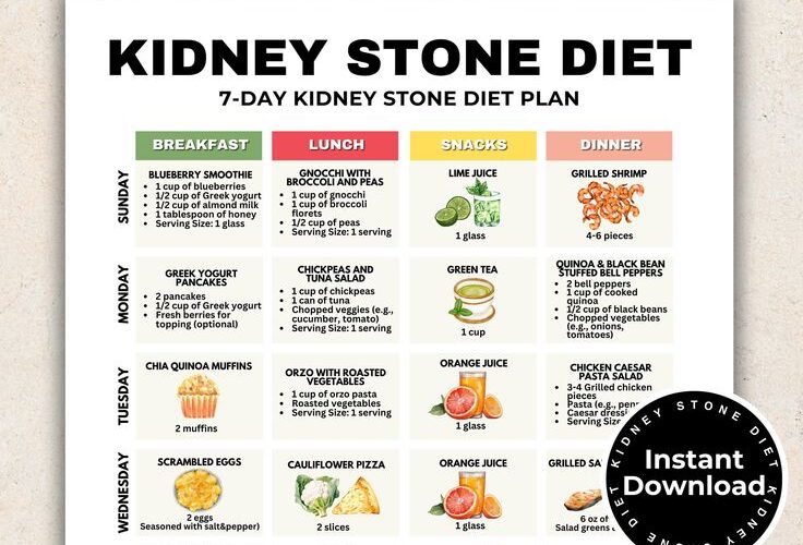 Effective 7-Day Kidney Stone Diet Plan for Better Health in 2025