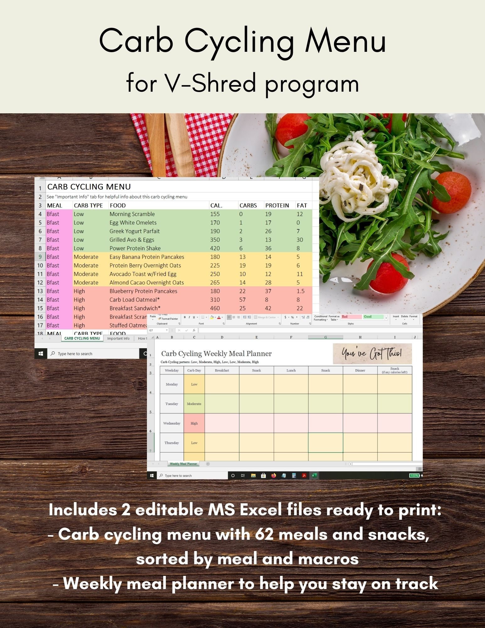 V Shred Meal Plan