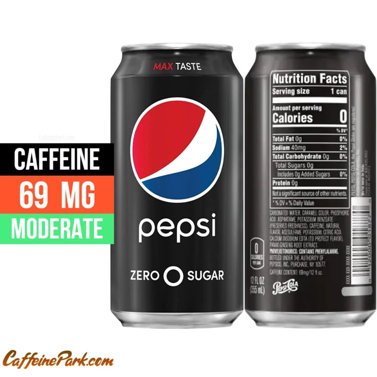 Diet Pepsi with caffeine