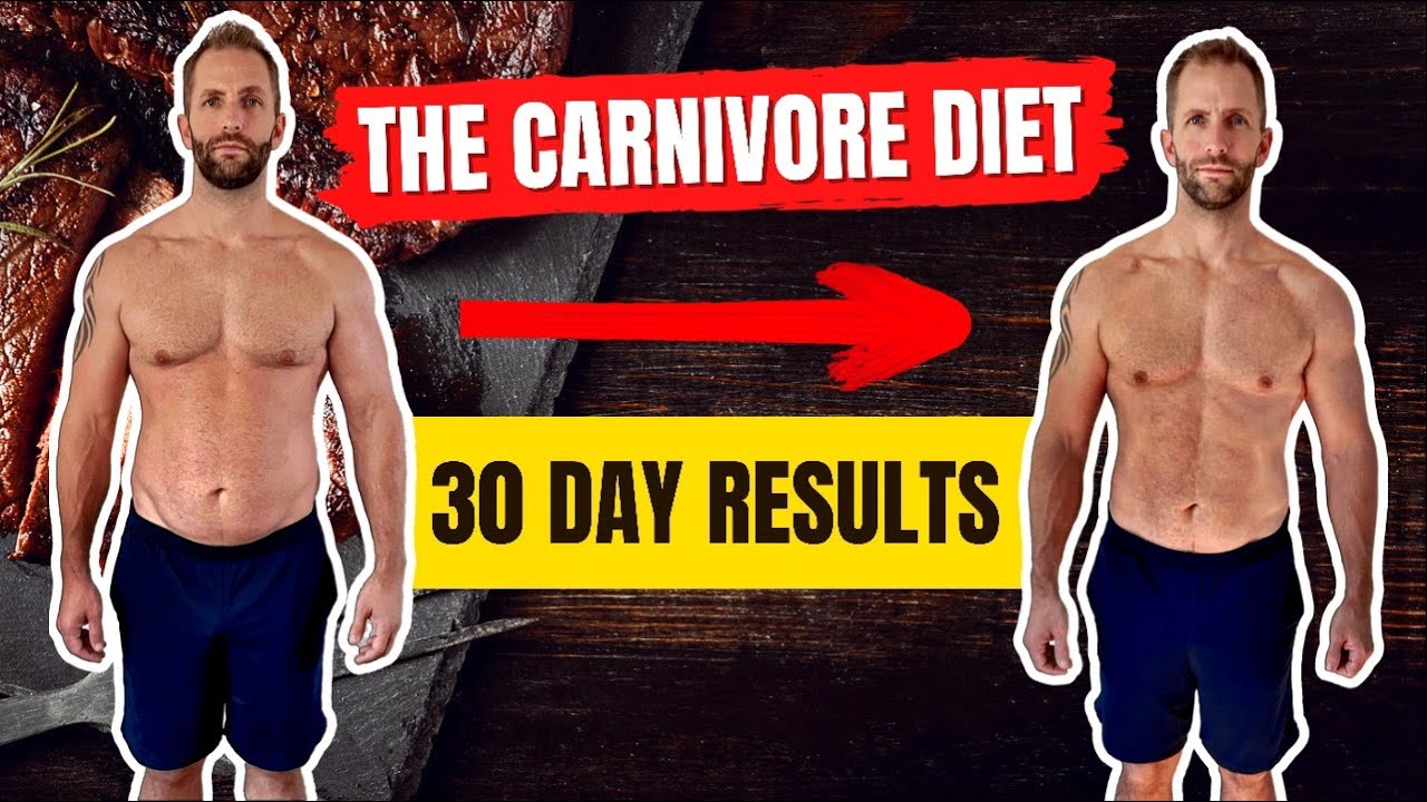 Before and after results of carnivore diet